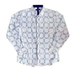 CHUXX Italy Designed Men’s White Casual Shirt Size L